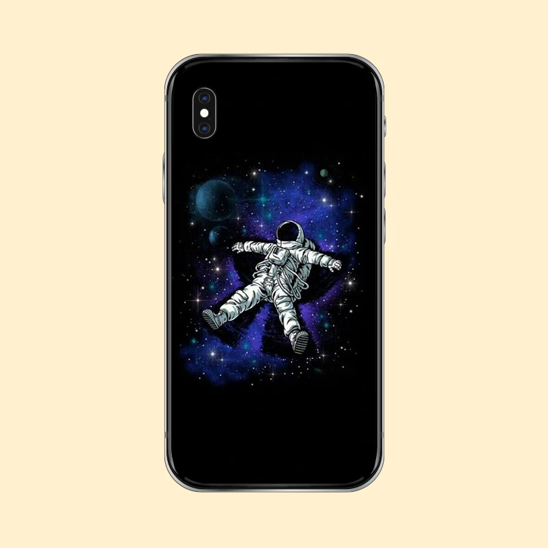 Космический астронавт эстетика Coque Мягкий силиконовый чехол для телефона крышка