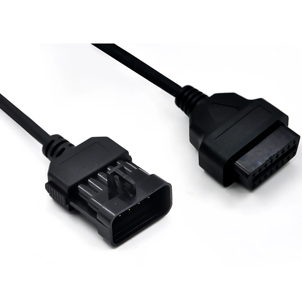 Бесплатная доставка Для Opel 10Pin для 16Pin OBD2 автомобиля Диагностика расширения
