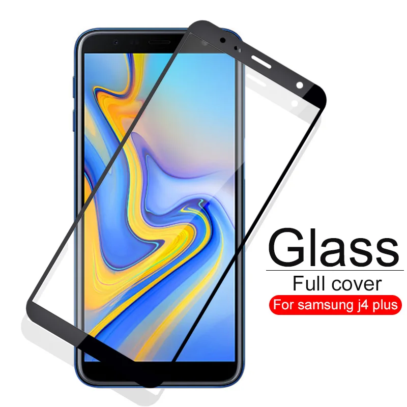 Закаленное стекло для Samsung J4 Plus Защитное Galaxy + J 4 J415F защитная пленка экрана J415 9H |