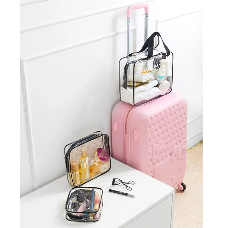 Горячая Распродажа прозрачная сумка из ПВХ водонепроницаемая для хранения