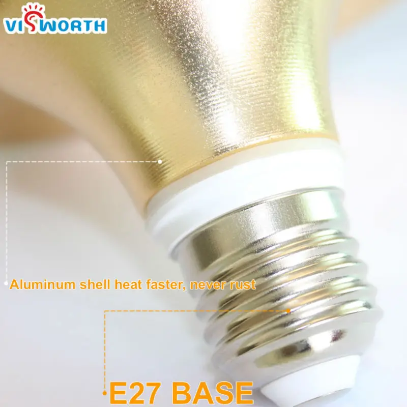Светодиодная лампа высокой яркости E27 24W 36W SMD5730 AC 110V 220V 230V 240V прожектор Теплый