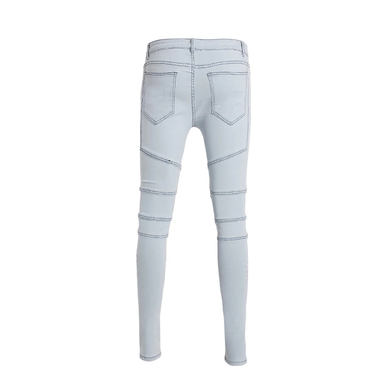 fashion new 2018 original design loose jeans men brand high quality luxury man casual street straight hip hop big size | Мужская одежда