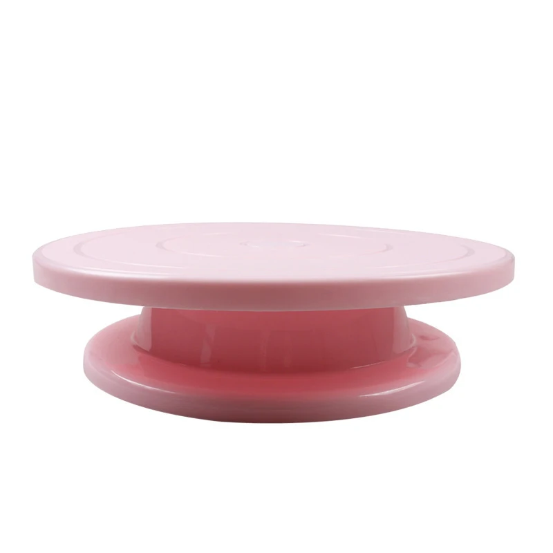 Plastic Cake Plate Turntable Rotating Anti-skid Round Stand Rotary Table J2Y | Дом и сад