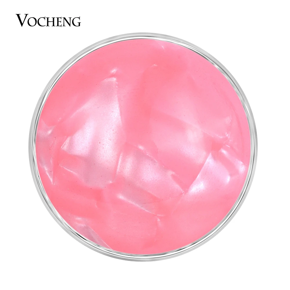 Vocheng Ginger Snap Charms Shells in the Button Resin Material Interchangeable Jewelry 18mm 8 Colors Vn-1846 | Украшения и
