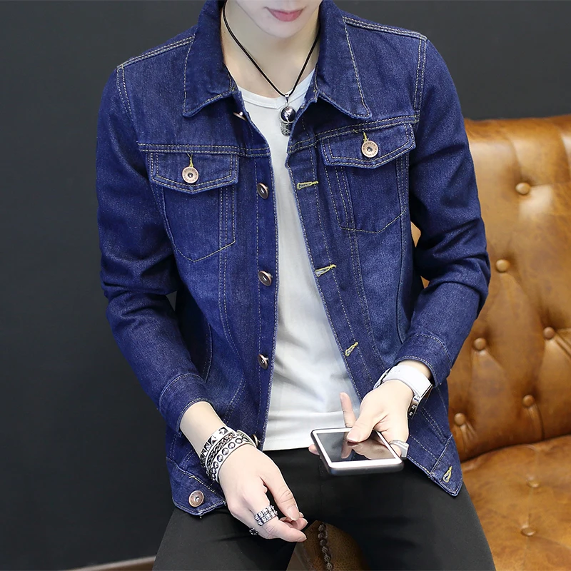 Men Jacket and Coats Brand Clothing Denim Fashion Mens Jeans Spring Autumn Outwear Male Jaqueta Masculino | Мужская одежда