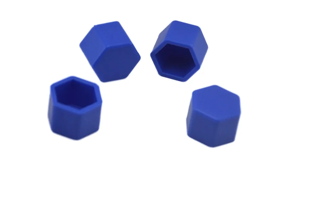 Стайлинга автомобилей 20 штук силикагель зеленые Колесные гайки защитные чехлы с