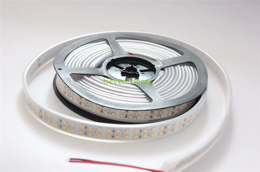 Водонепроницаемая гибкая светодиодная лента 240 светодиодов s/m SMD2835 12 В 5 м|row led