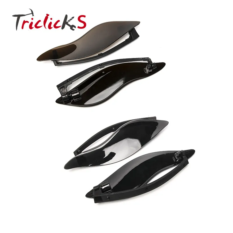 Triclicks черный дым Регулируемый обтекатель боковые крылья воздушные дефлекторы