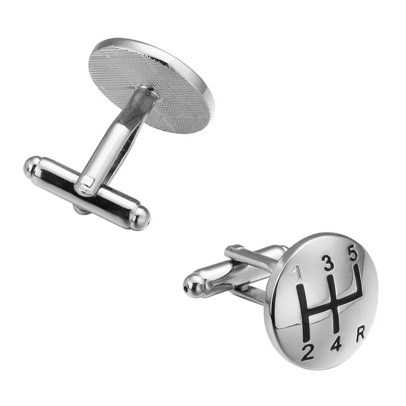 

2017 новое поступление, высокое качество, подарок для мужчин, дизайнерские запонки из меди, круглые запонки для автомобиля, дизайнерские эмалированные запонки