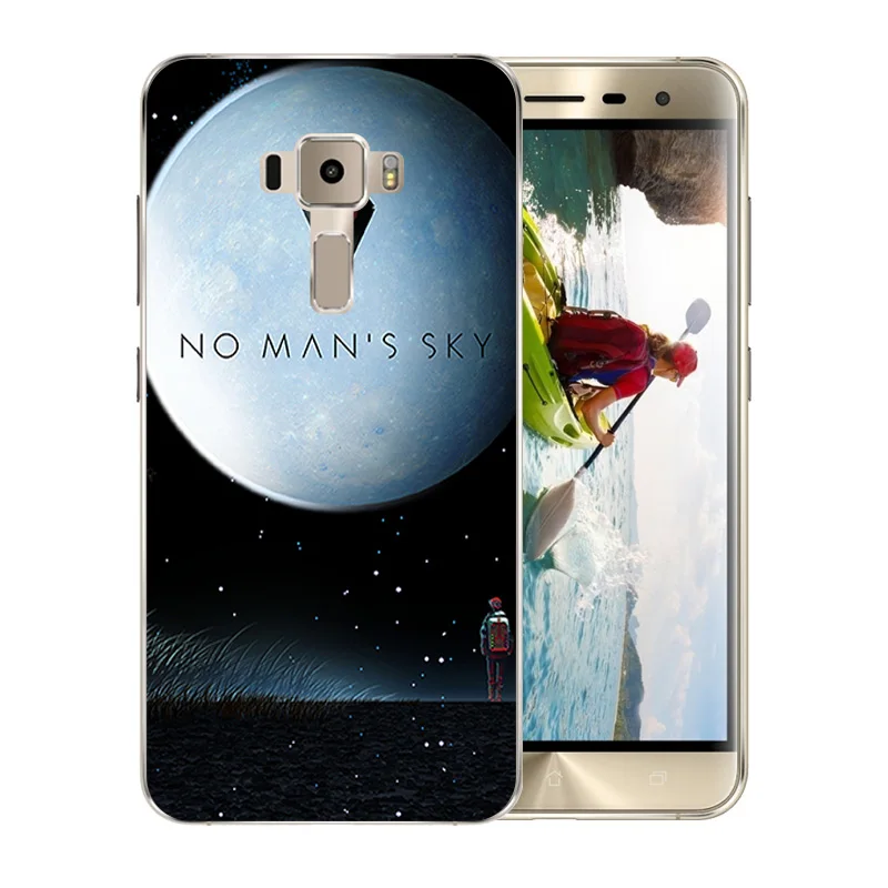 Мягкий силиконовый чехол для Asus ZenFone 3 ZE520KL Space World с рисунком KL/ZE 520 KL прозрачные