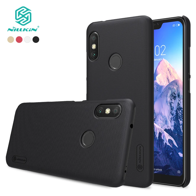 Redmi 6 pro чехол Nillkin 5,84 ''матовая жесткая задняя крышка из ПК с подарочным держателем для телефона для xiaomi redmi 6 pro Чехол для mi a2 lite