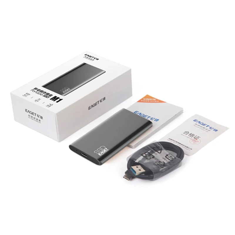 EAGET M1 Новое поступление Портативный SSD USB 3,0 128 ГБ 256 512 1 ТБ внешний твердотельный накопитель лучший подарок для бизнесменов