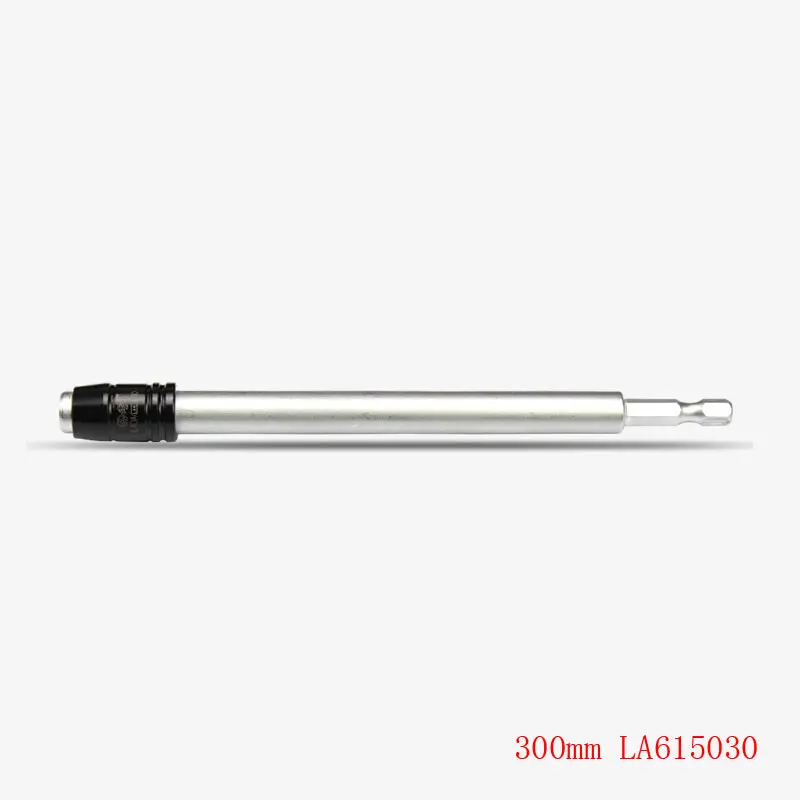300mm LA615030 LAOA 1/" удлинитель отвертки 60 мм/150 мм/300 мм шестигранный хвостовик инструменты быстросъемный держатель инструмент сверла для электрических инструментов - Цвет: 300mm LA615030