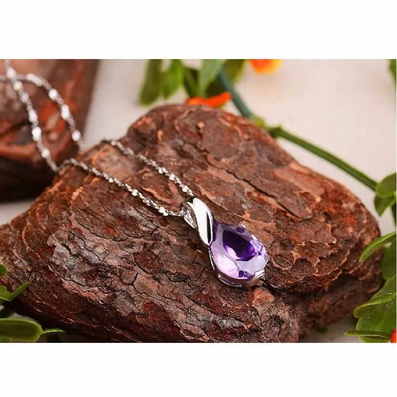 Кристалл натуральный точечный подвеска хорошего качества KUNIU для создания ювелирных изделий на ожерелье.