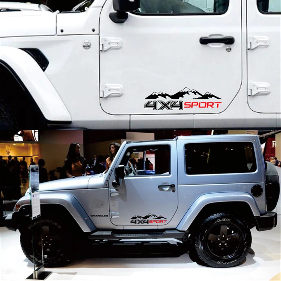 Наклейка для Jeep Wrangler наклейка внедорожника грузовика двери кузова автомобиля