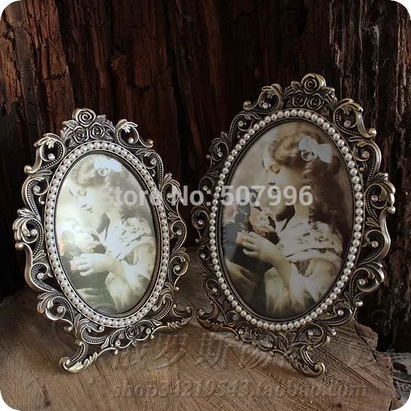 Классическая 6-дюймовая овальная фоторамка в готическом стиле украшение дома