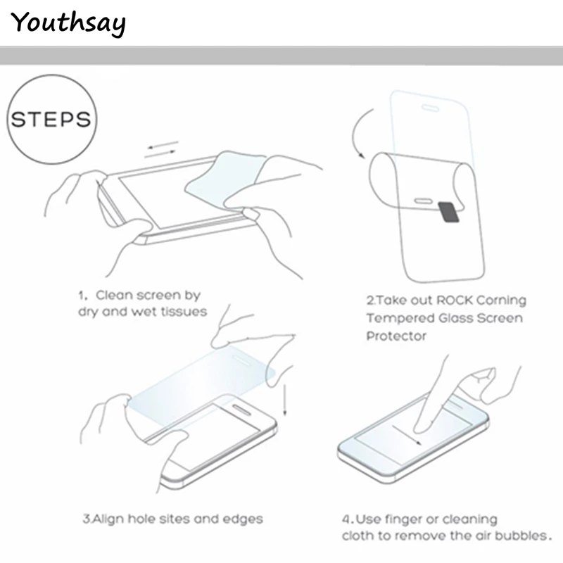 2 шт. стекло для Motorola Moto E4 Защитная пленка экрана закаленное защитная Youthsay |