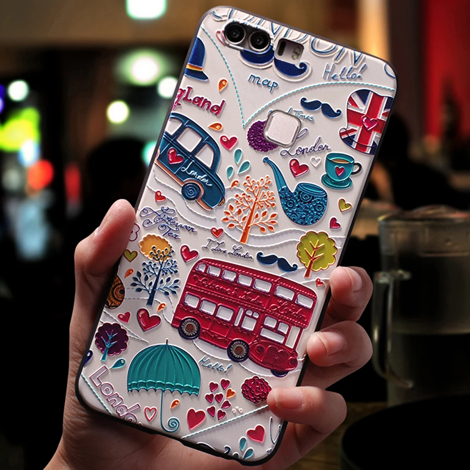 YonLinTan coque, чехол, чехол для huawei p9 p 9, Роскошный чехол для телефона, милый чехол s 3d etui, аксессуары с блестками