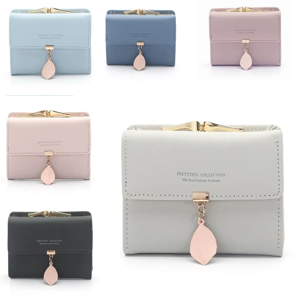 Женский кошелек мини украшенный короной с пряжкой 5 24|Кошельки для монет| |