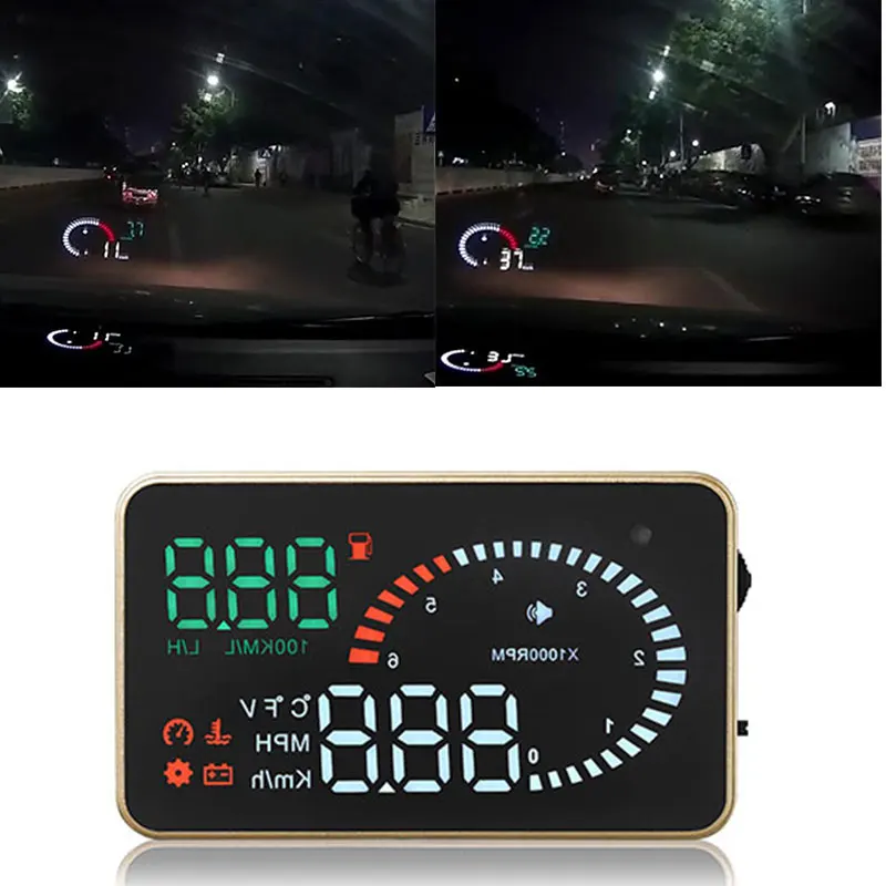 Автомобильный Hud 3 5 дюймов X6 дисплей на головке автомобиля GPS Спидометр цифровое