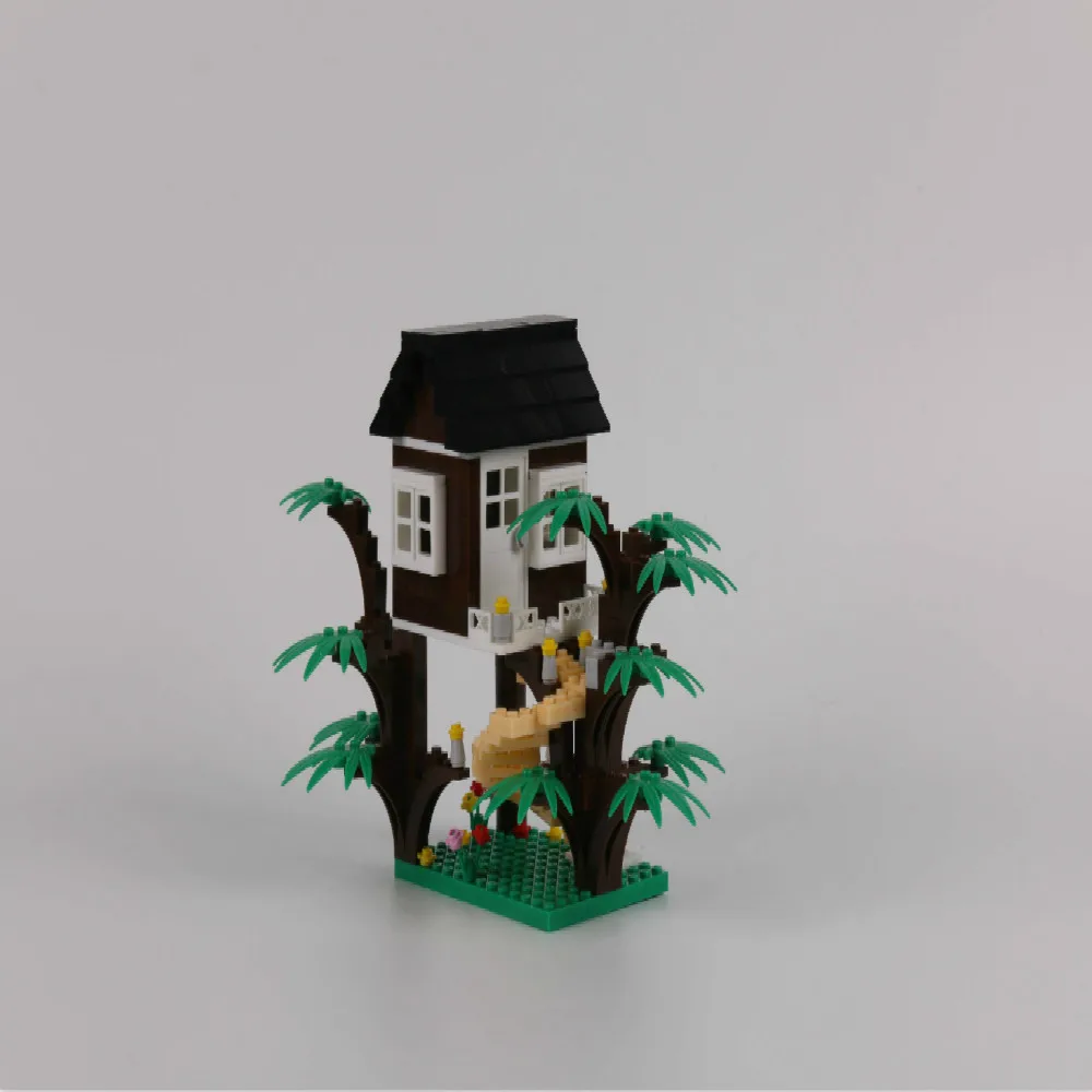 LONGDA радует высоким Совместимость Alpinia Oxyphylla Building Block игрушечный конструктор