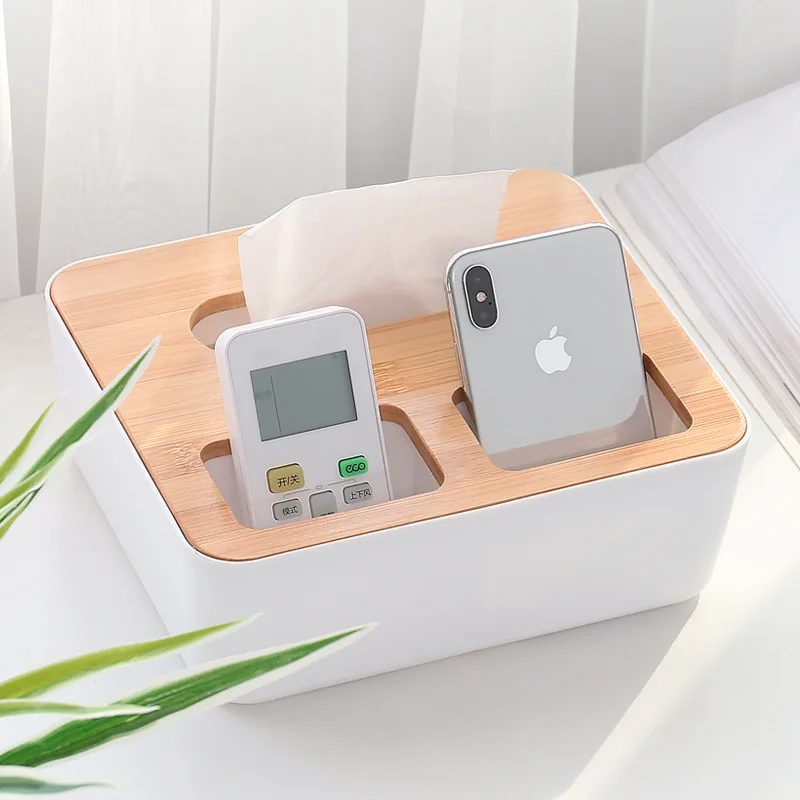 Простой креативный деревянный тканевый ящик для гостиной дома