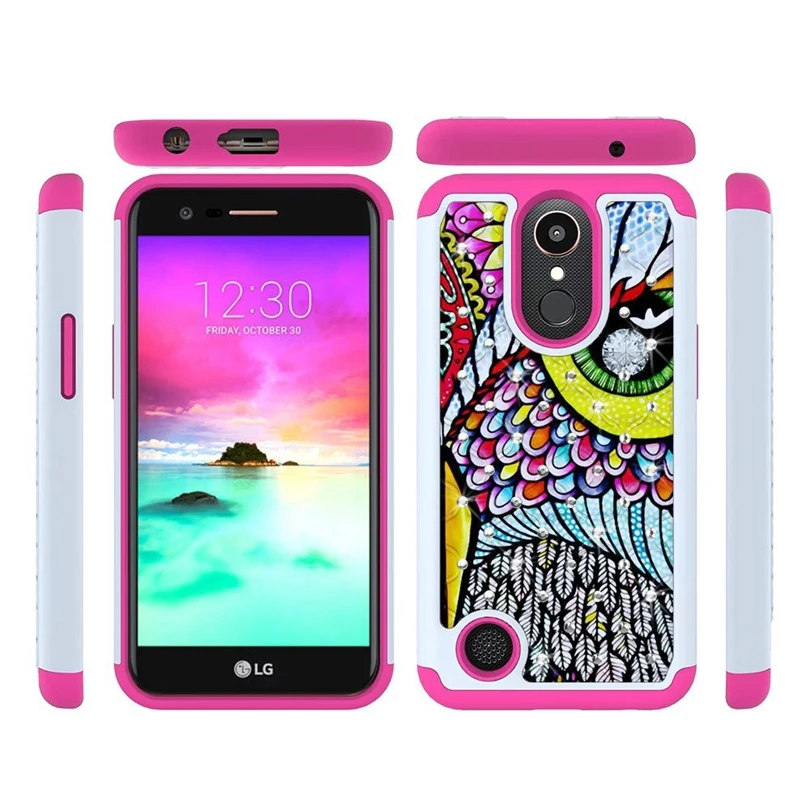 Для LG K10 2017/LV5 5 3 &quotточечное сверло из мягкого термополиуретана с картинкой