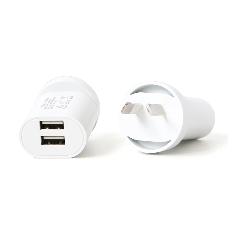1 шт. AU адаптер штекер 5V2. 4A двойной USB зарядное устройство для смартфонов AC/DC адаптер путешествия в Австралии Новая Зеландия Аргентина