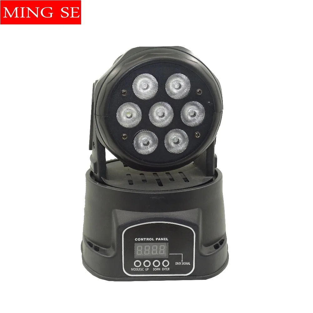 7x12 Вт RGBW quad mini led wash движущаяся головка светодиодный сцсветильник свет s Mini LED 14