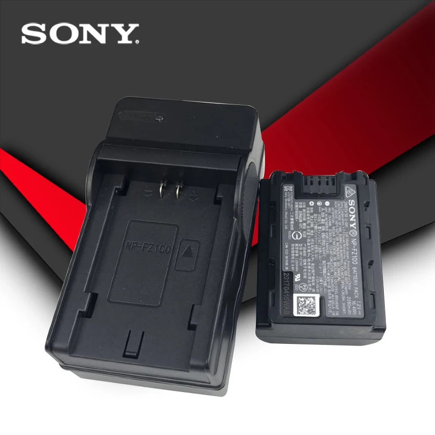 Оригинальный аккумулятор Sony 1 шт./лот для камеры NP FZ100 A9 / A7R III A7 III/NP ILCE9 NPF100 зарядное