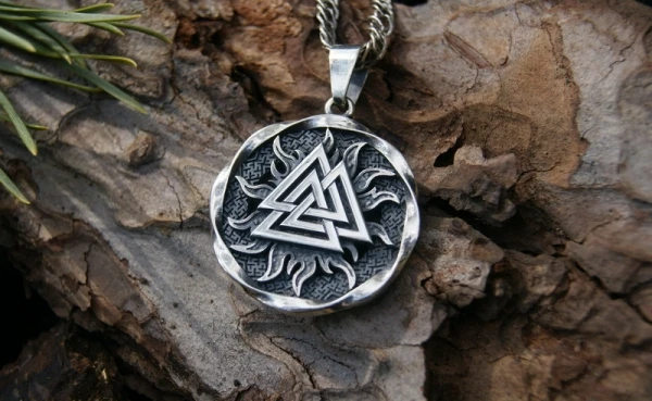 Lanseish10 шт Valknut подвеска с символикой викингов колье кулоном в стиле скандинавский