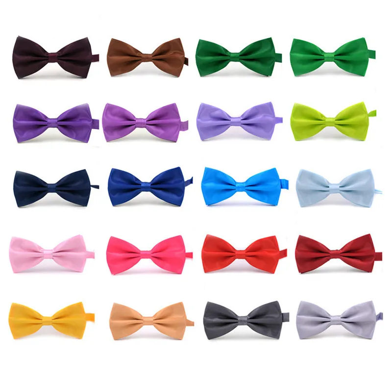 

Fashion Boutique Mens Bow Ties for Men Groom Wedding Party Women Butterfly Bow Tie Solid Bowtie Men Girl Bows Gravata Cravate