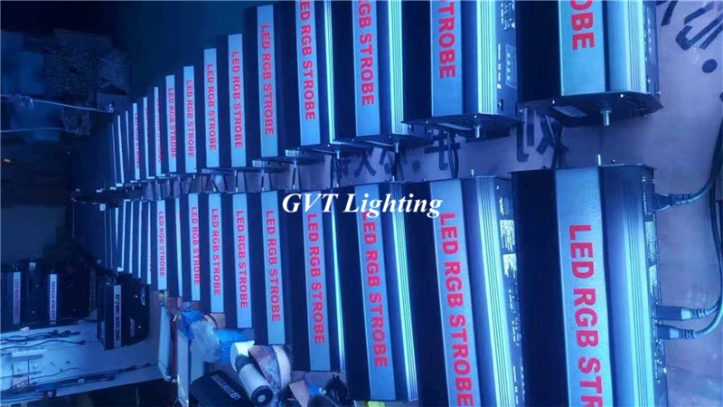 

New arrival 1000W LED RGB Strobe Light 3 Color Atomic 3000 LED Strobe Lighting Stage Party Music Active