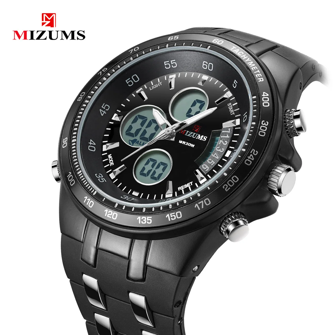Роскошные брендовые СВЕТОДИОДНЫЕ Цифровые кварцевые часы для мужчин с резиновым