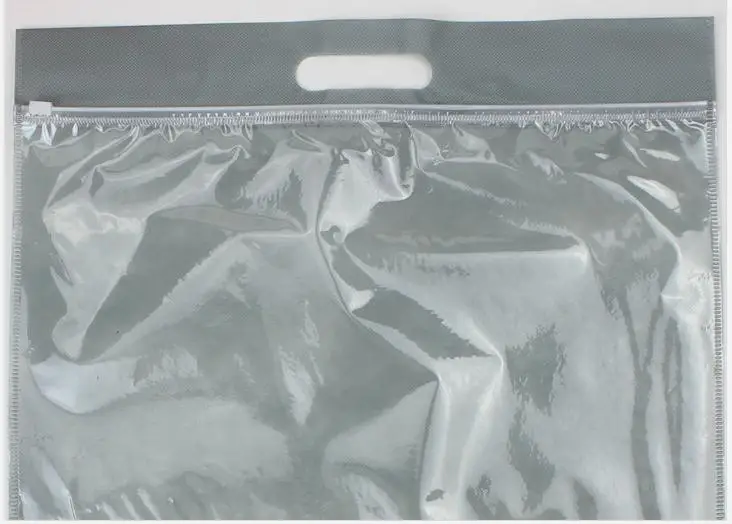 

50pcs/lot-40*45+5cm Non-woven zipper bag Gift handbag Travel storage bag clothing bags