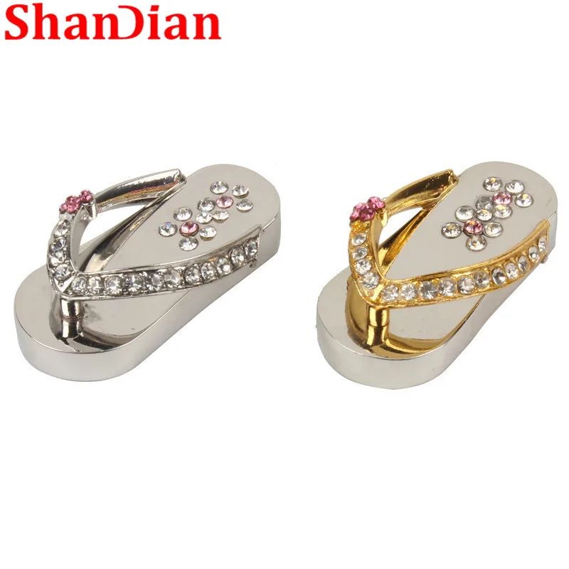 SHANDIAN 8 ГБ 32 ГБ Usb Flash Memoy Stick Usb Flash Drive 16 Гб Ювелирная обувь Флешка 64 ГБ 4 ГБ Флешка-ожерелье подарок водонепроницаемый