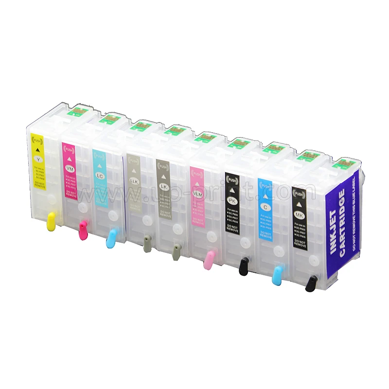 9 цветов Новый Заправляемый картридж Surecolor P600 с чипом ARC для Epson T7601 T7609 Epson|ink cartridge
