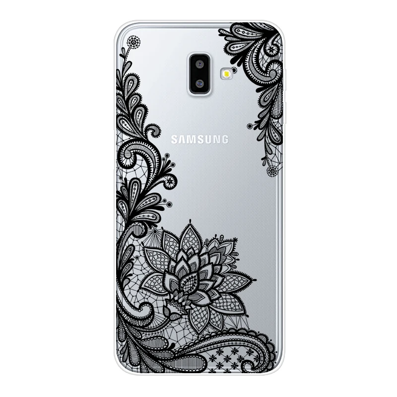 Чехол для Samsung Galaxy J6 Plus силиконовый чехол из ТПУ с рисунком 2018 J 6 J6Plus + J610F мягкий