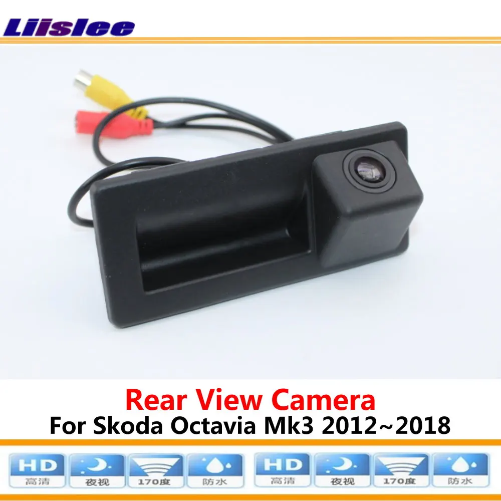 

Car Reverse Rear View Camera For Skoda Octavia Mk3 2012-2018 Auto CAM RCA Adapter Connector Compatible Original Screen
