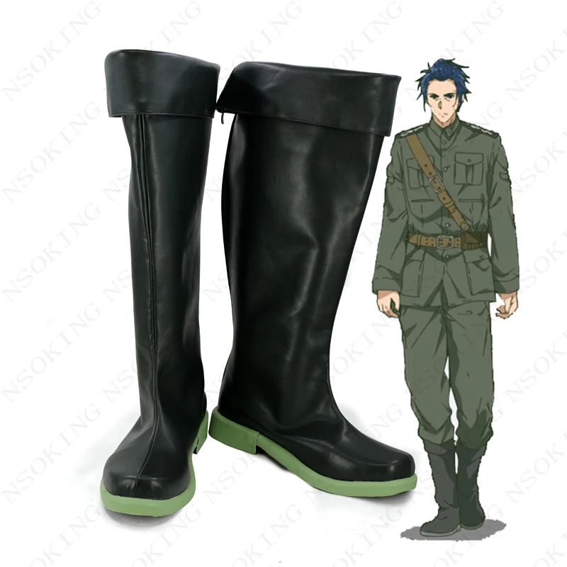 Violet Evergarden Gilbert Bougainvillea Boots Cosplay Anime Shoes