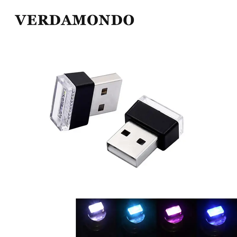 Мини USB светильник светодиодный ночник для салона автомобиля настольная лампа