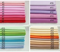 delicate yellowpinkgreenbluered solid color 100cotton quilting fabric clothes home textile bedding sewing doll cloth diy