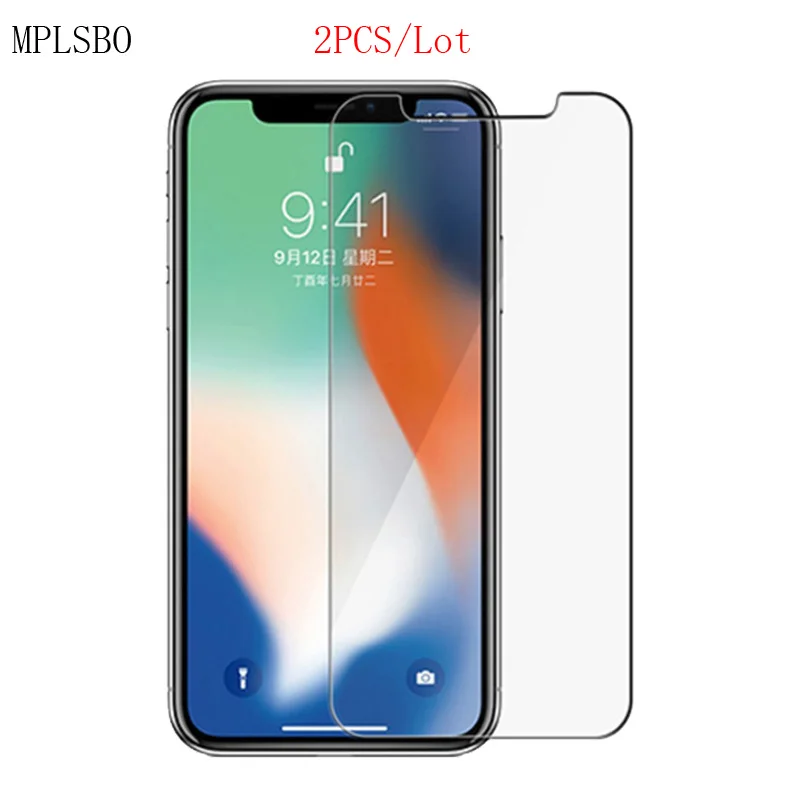 Закаленное стекло для iPhone X по хорошей цене 6 6s plus 7 Защита экрана 8 5 5S 5E защитная