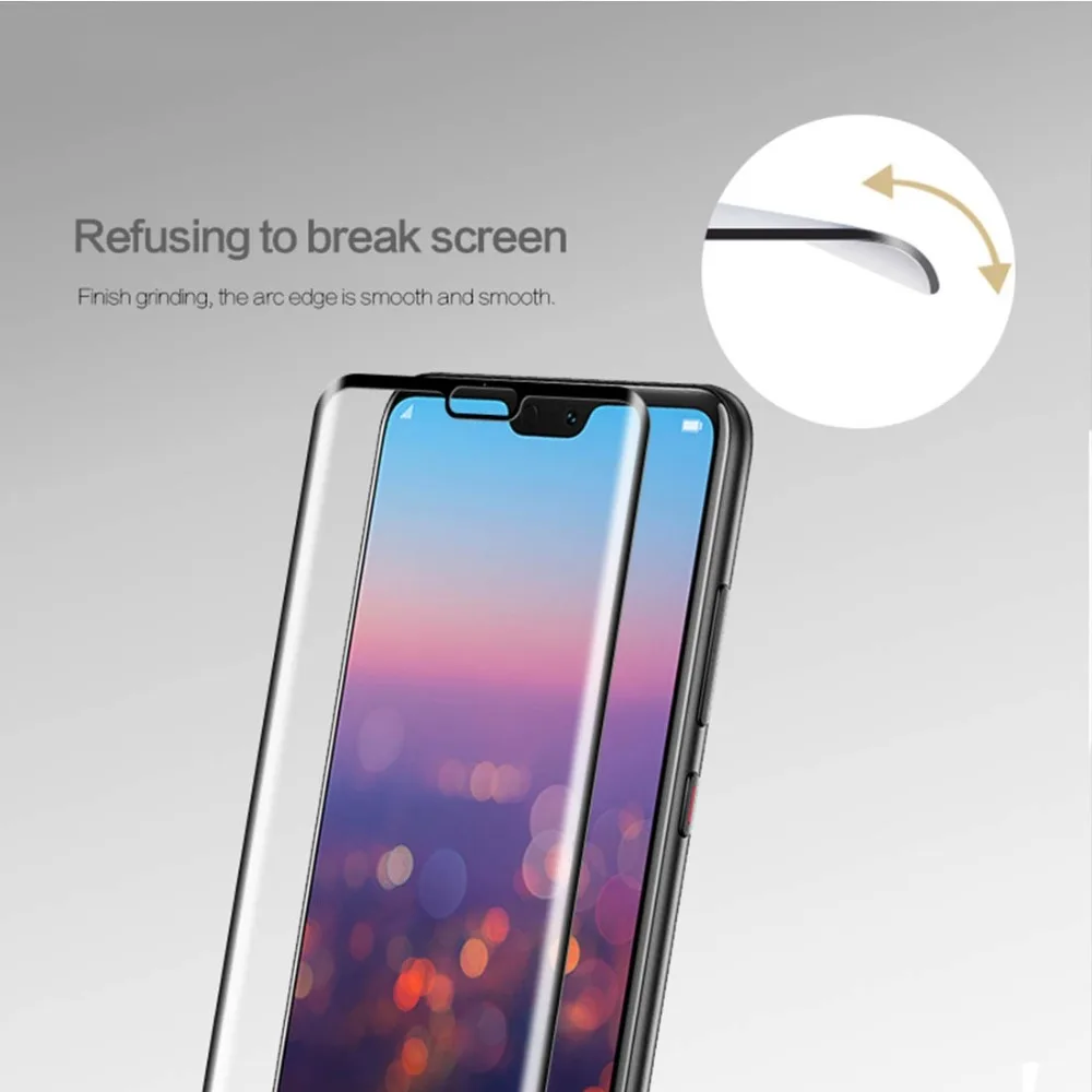 Закаленное стекло MOFI для Huawei P20 / Pro твердость поверхности 0 3 мм 9H защита экрана с