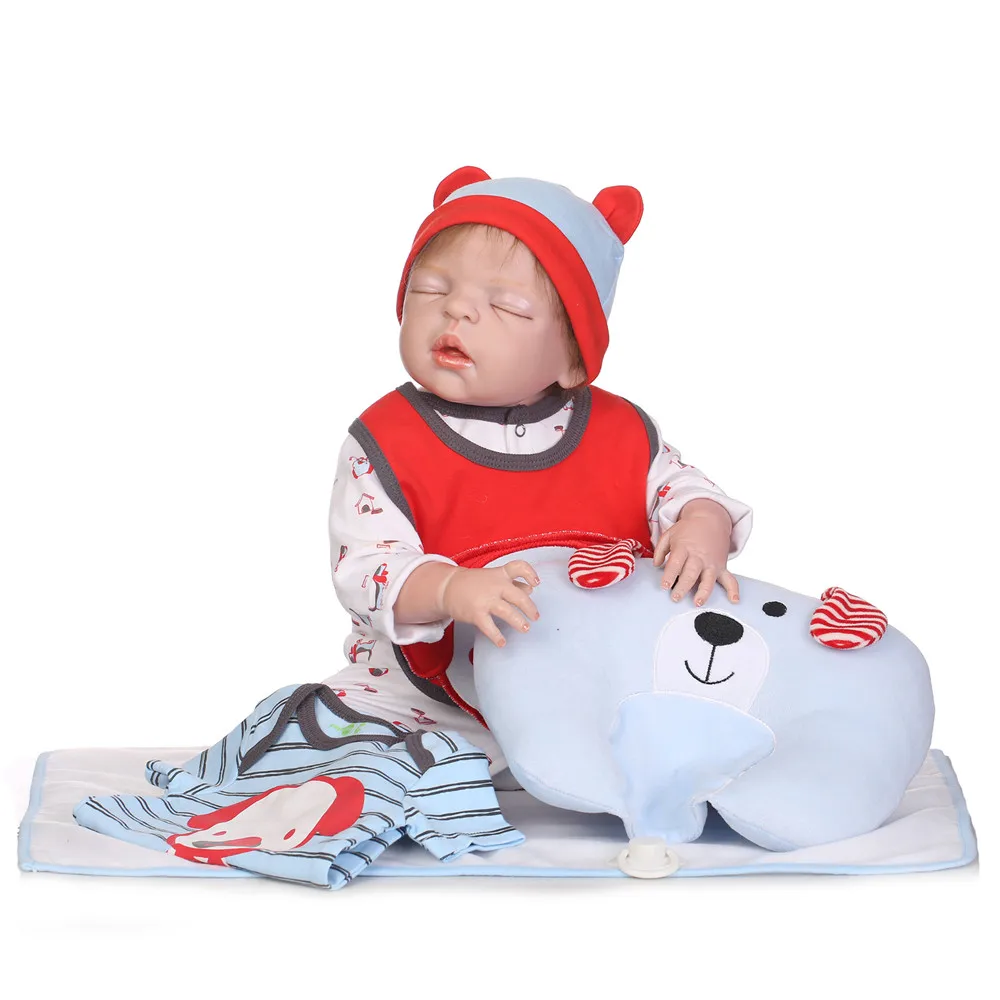 Куклы Bebe girl reborn 23 &quot полностью силиконовые куклы для маленьких мальчиков игрушки