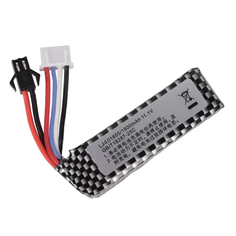 11 1 V 1800mAh 25C 401855 3S литиевая батарея Зарядка Электрический водяной пистолет задний