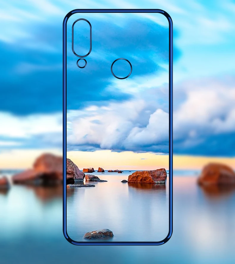 Чехол Nova 3i для Huawei 3 3e P20 Lite прозрачный чехол из ТПУ с металлическим покрытием