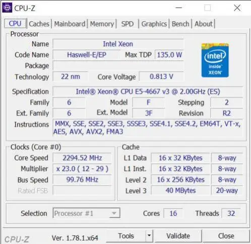 Процессор Intel ЦП Xeon версия QS 2 00 ГГц 16 ядер 40 м E5 4667V3 V3 процессор бесплатная