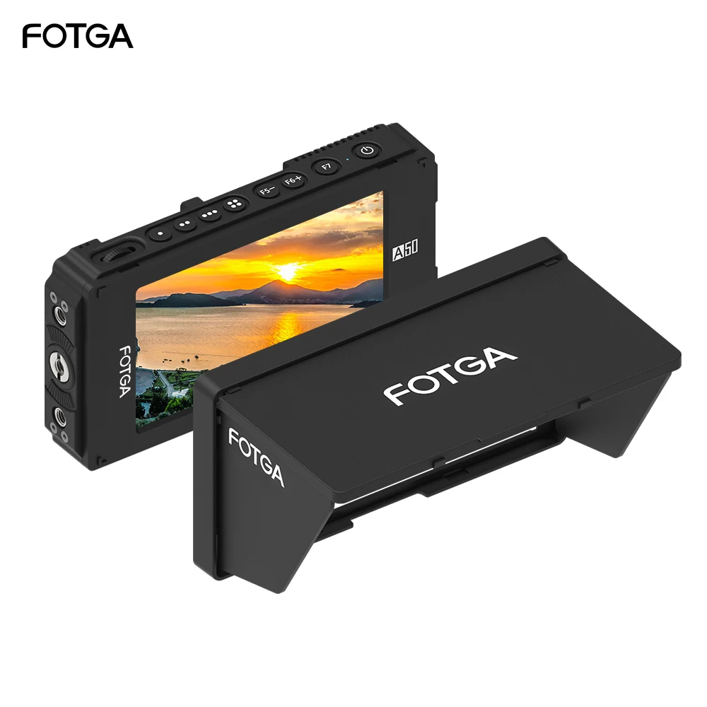 5 дюймовый FHD IPS видеомонитор FOTGA A50T с сенсорным экраном для камеры + Двойная Задняя