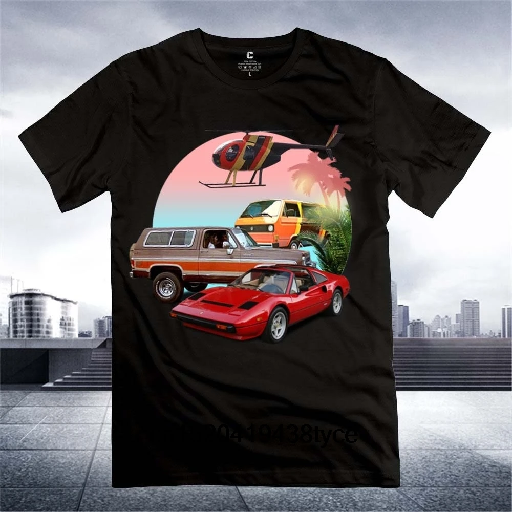 Мужская футболка Magnum Pi Hawaiian Sunset|Мужские футболки| |